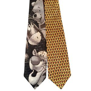 Set of Two Vintage Winnie the Pooh Ties